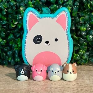Squish-a-longs by Squishmallows Series 1 Clip-a-longs Dog Bundle
